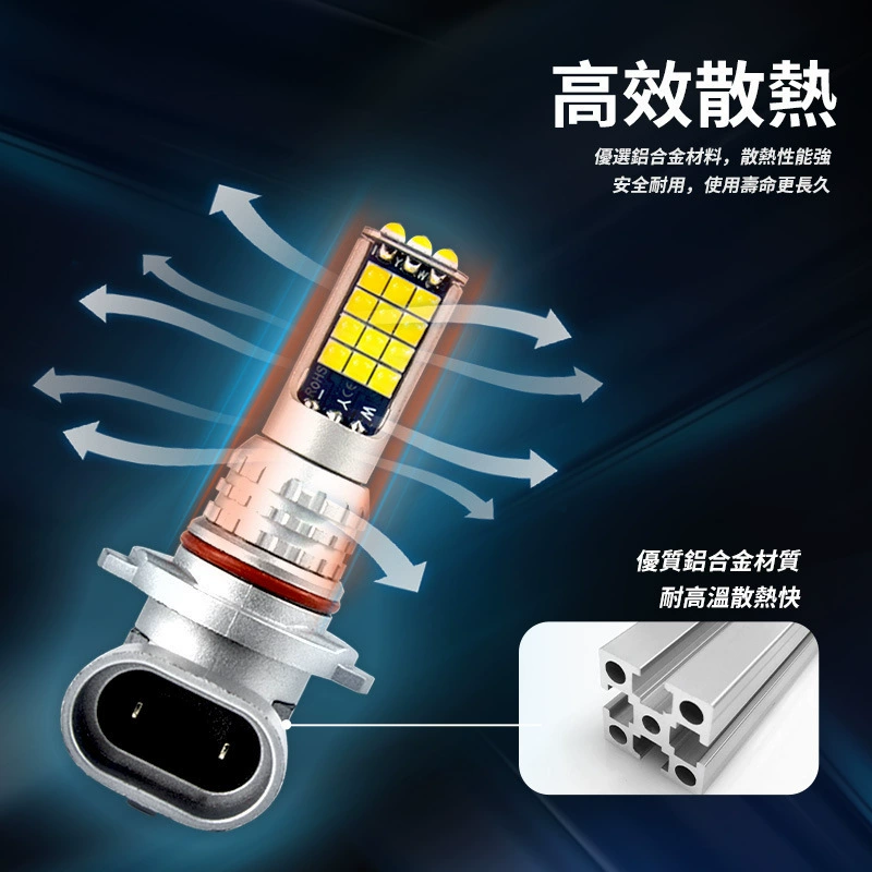 Хит продаж автомобилей Amazon светодиодная фара против тумана высокого как H11 30SMD3030 9005 9006 H8