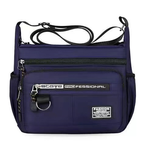 Five-layer multi-layer men's messenger bag large capacity multi-pocket Business Bag Men's shoulder bag waterproof wear-resistant backpack