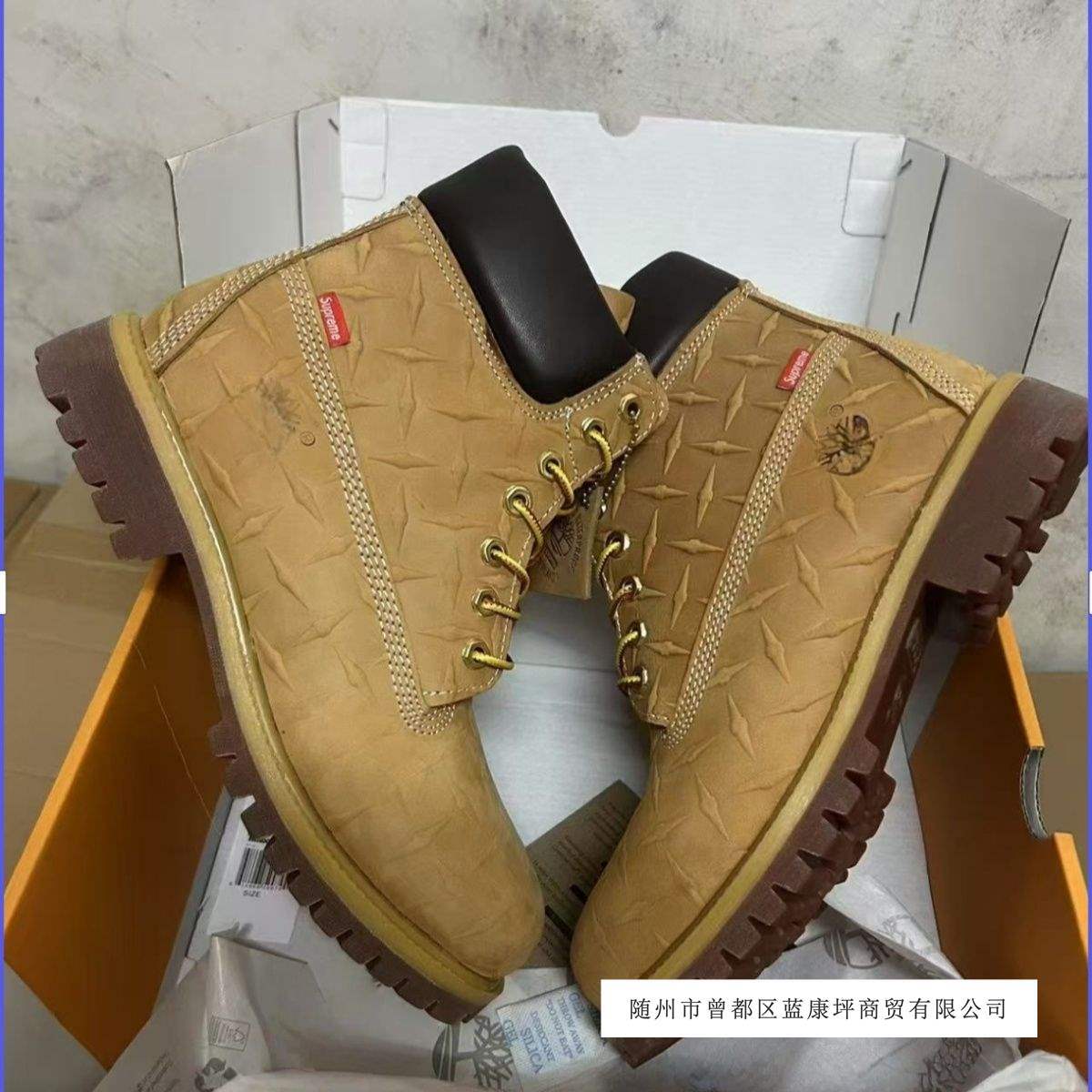 Botas de amarillo de marca nueva 61 original Timberlake no podrido cuero pareja de hombres y mujeres al aire libre Martin amarillo esmaltado orden