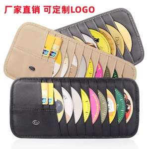 Car Cd Bag Can Be Added with Logo Multifunctional Sun Visor Set Car Disc Disc Holder Storage Manufacturer Customization