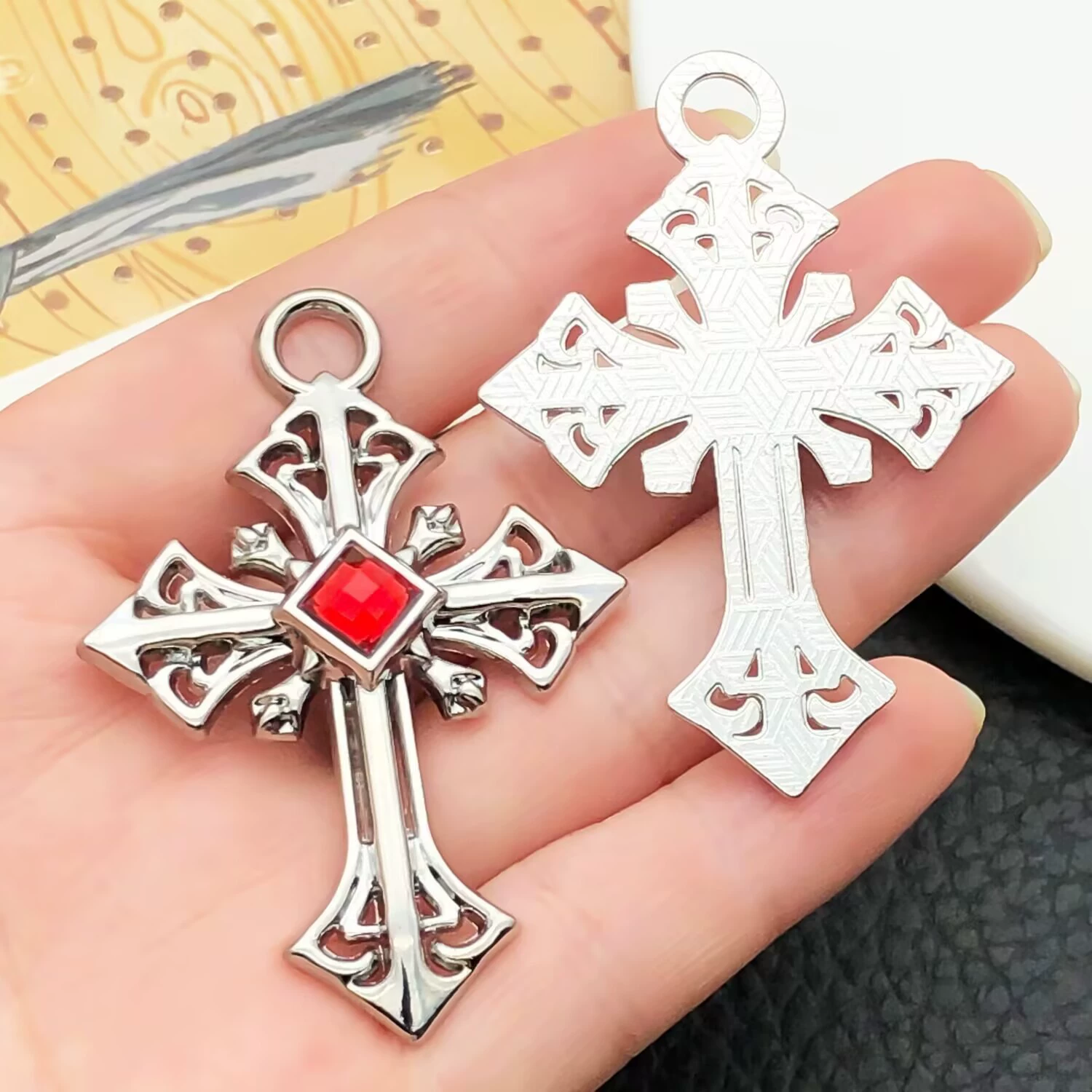 Подвеска из металла, аксессуары, в стиле панк, DIY