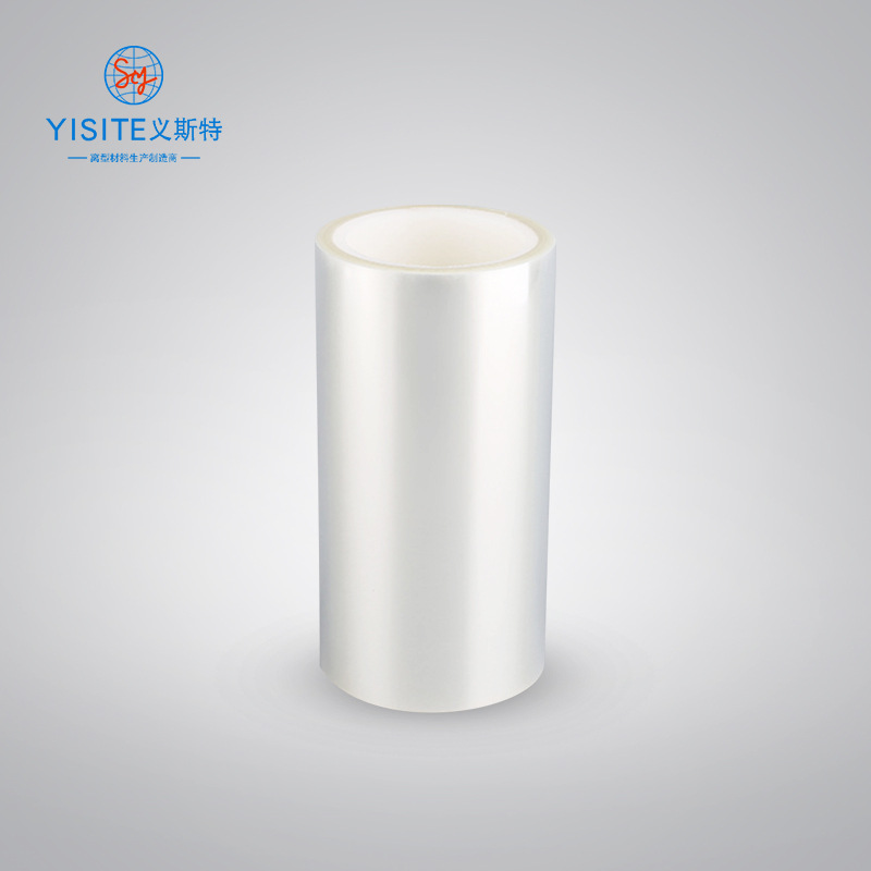 PET透明单面离型膜 50-60g 耐高温防粘剥离硅油塑料热转印隔离薄
