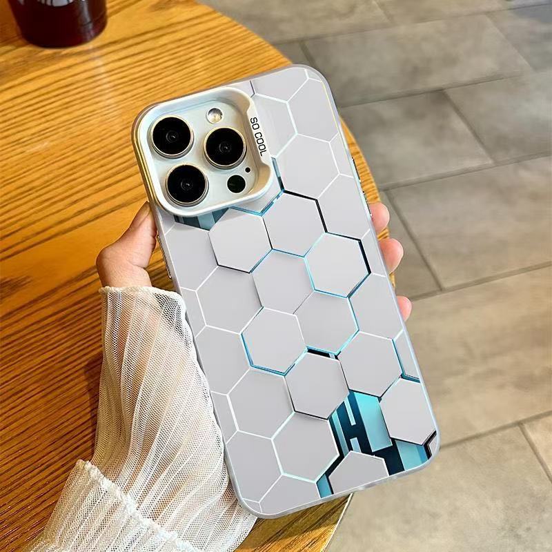La nueva colmena fresca para iPhone 16 funda para teléfono móvil Apple 15promax/14 anti-caída 13pro12 Europa y América