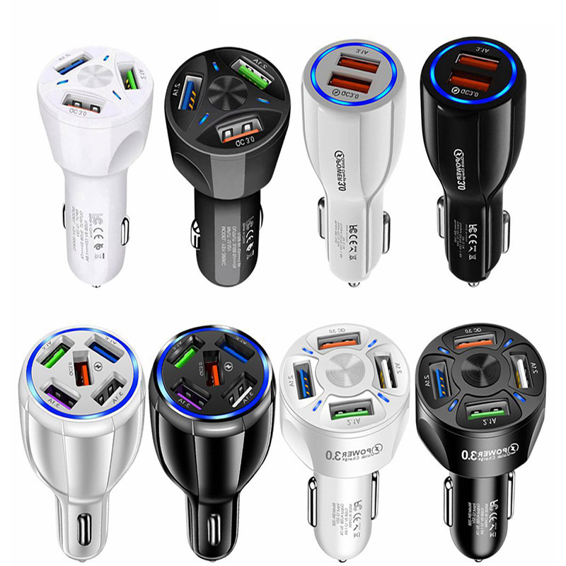 Store car mounted mini phone charger with one to four or five fast charging cars_voghion.com
