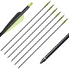 Huwairen 7.8mm rod fiber bolle rod glass reinforced reinforced reinforced arrow replaceable arrow universal bow and arrow