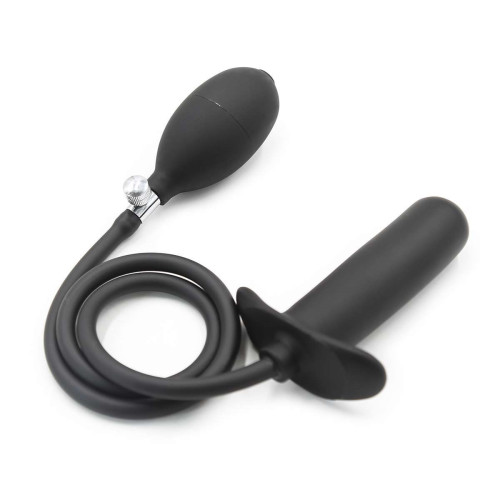 Manufacturer wholesale adult products black female self-defense device couple toys inflatable back garden appliance metal plug