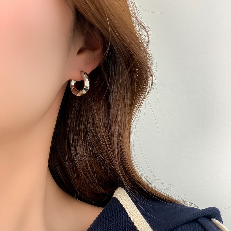 Circle Pattern Wholesale Jewelry 1 Pair Simple Style Circle Alloy Earrings