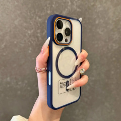 コントラストカラーのレンズが特徴の、Apple 17 Pro Max用スマホケース。MagSafe対応でiPhone 15にも使える、シンプルで新しいデザイン。