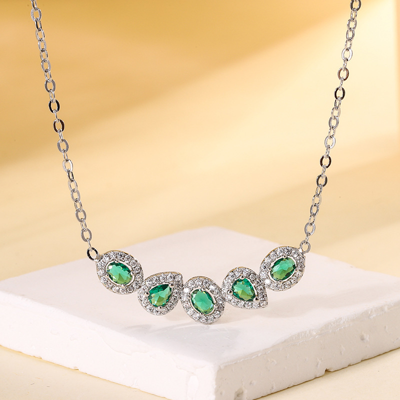 Cadena de nano colgante verde