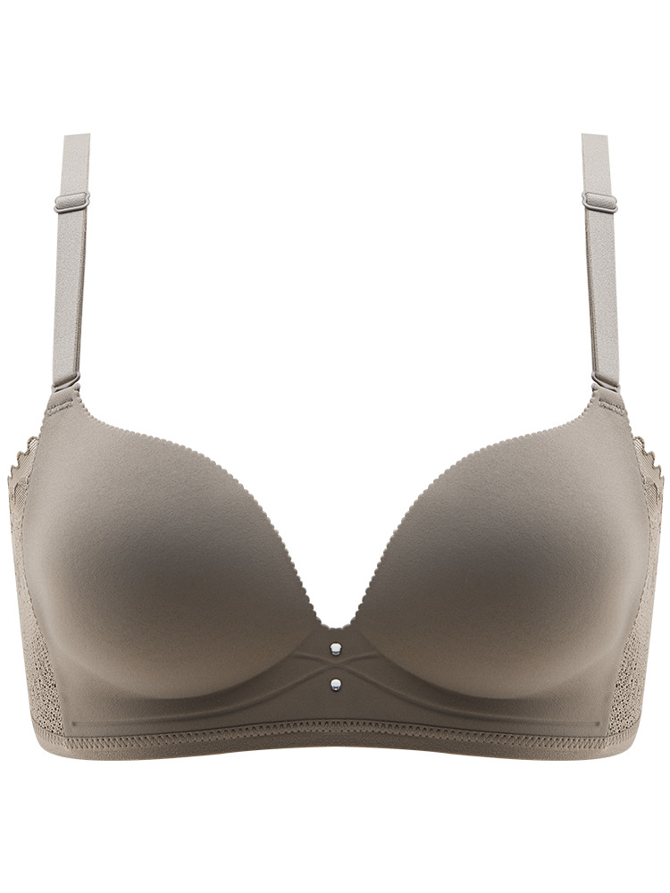 233 ropa interior inalámbrica sin costuras de las mujeres pequeño pecho empujar hacia arriba grande cómodo pecho colección anti-flacidez sujetador de soporte superior nuevo