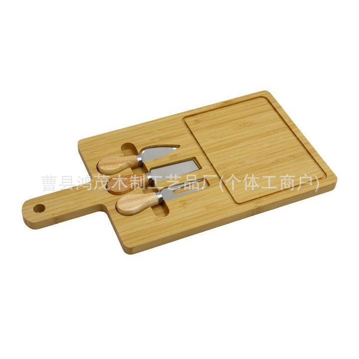竹制芝士板刀板热销木制面包板披萨板楠竹奶酪板切菜砧板定制批发