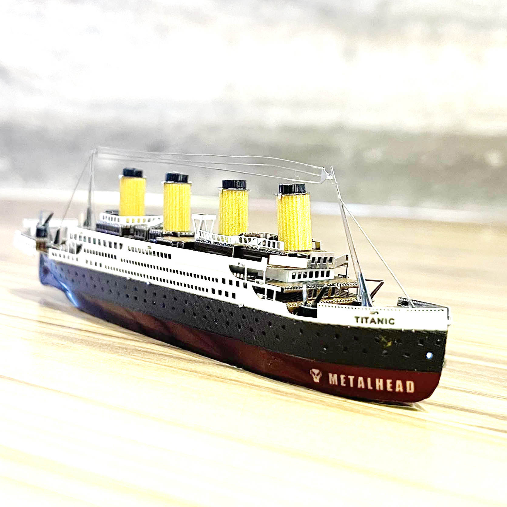 Modelo loco armar un Titanic DIY metal rompecabezas montado modelo miniatura hierro decoración regalo