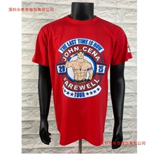 John Cena Wwe Afscheid t恤复古中性男装Ronde Hals Korte Mouw