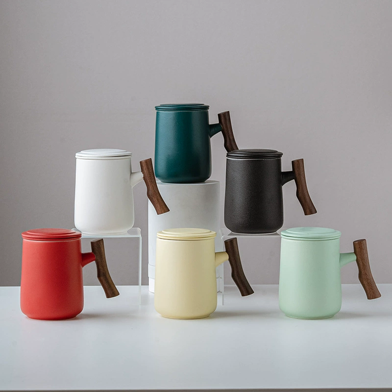 Ceramic filter, capacious tea cup