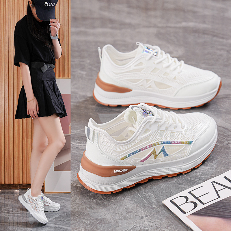 2026 New Lightweight Summer Single-Mesh Breathable Forrest Gump Shoes for Women, Versatile Casual Student Sports Shoes, Non-Slip Hh007