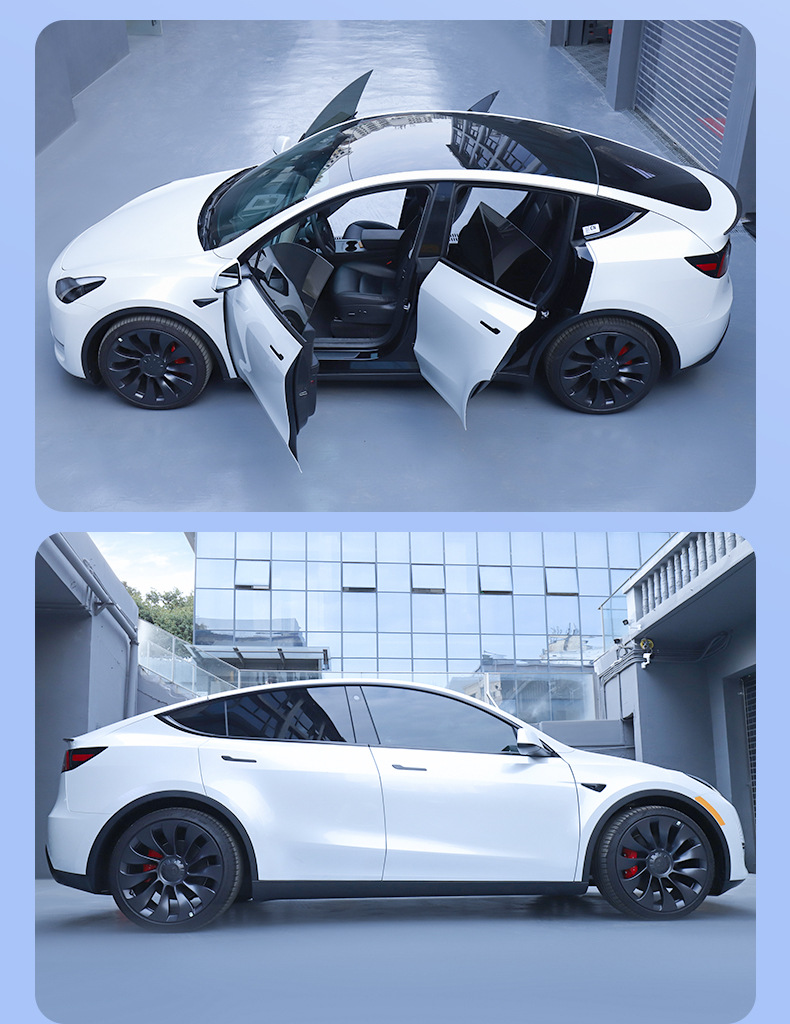 Suitable for Tesla Sunshade Curtain Model Y/3 Roof Sunroof Cooling Sunshade Canopy Ice Armor Film Accessories Black