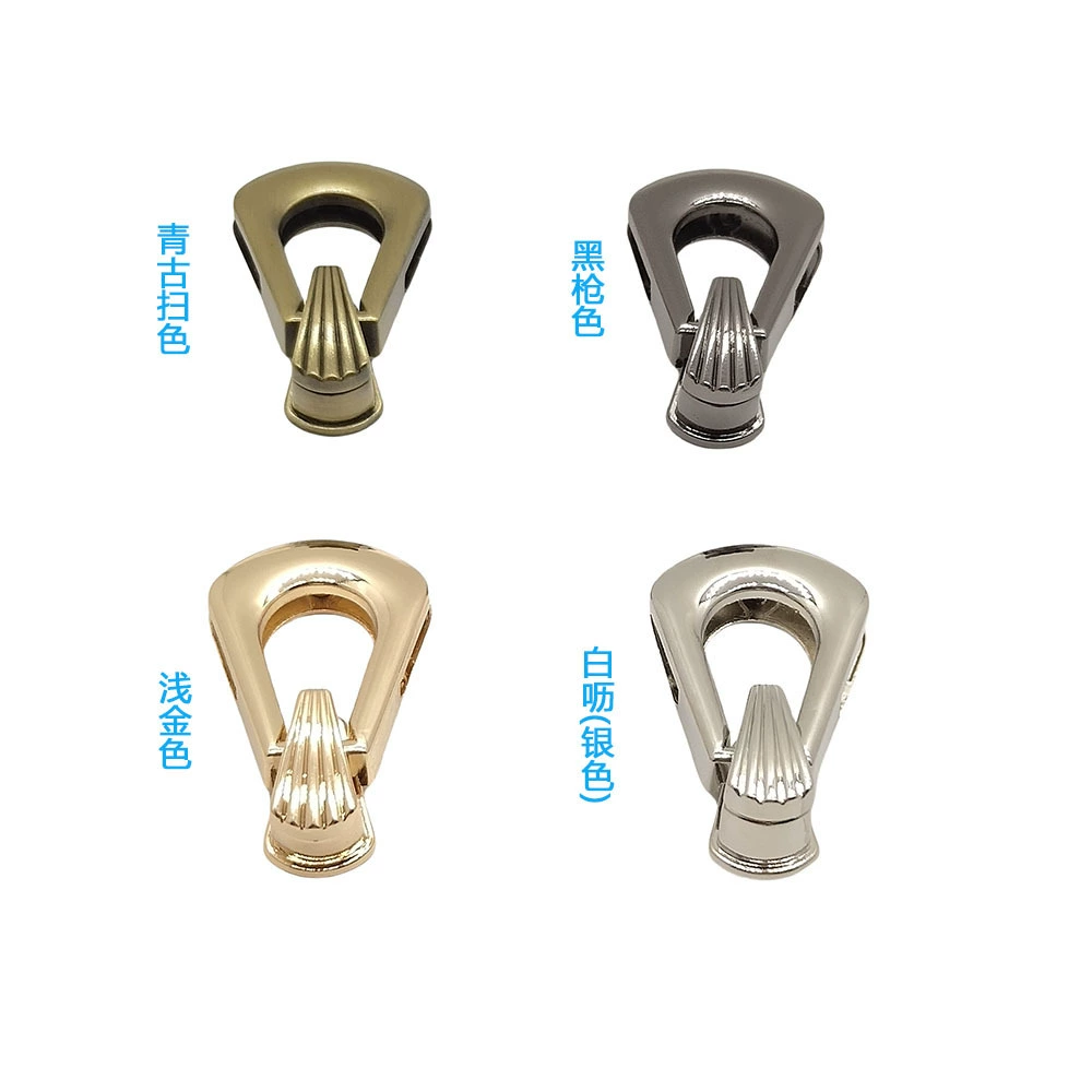 Luggage hardware twist lock zinc alloy twist lock buckle bag accessories metal buckle bag cover knob turn lock buckle wholesale