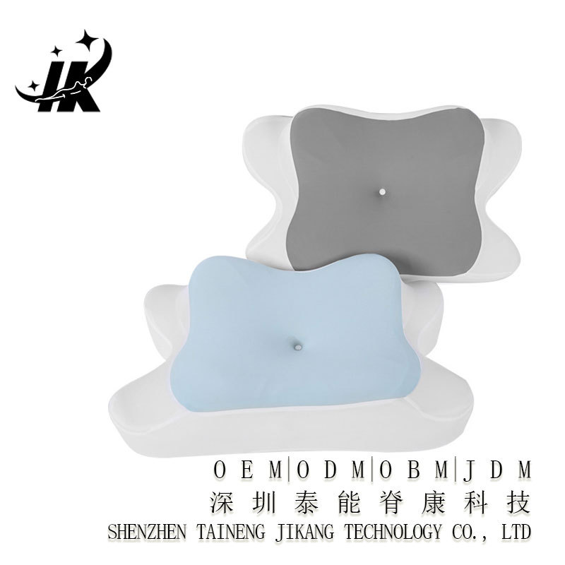 OEM personalizado memoria de algodón explosión tipo mariposa almohada de tracción cervical transfronteriza almohada de tracción ergonómica función de protección del cuello dormir lateral image 9