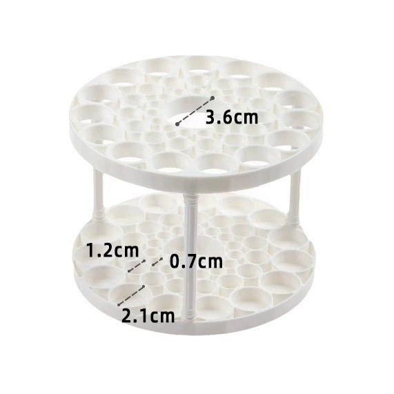 Tabletop universal makeup brush & lipstick holder, dressing table storage, spacious pen organizer