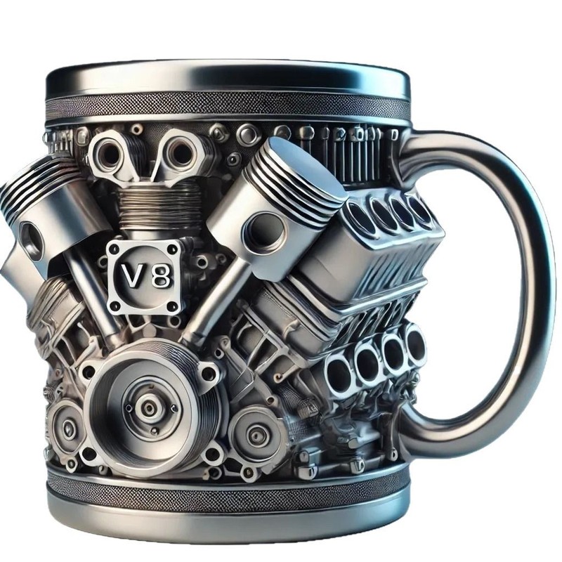 Amazon Creative New Engines ステンレススチールカップ メカニカルエンジン エンジンマグ|undefined