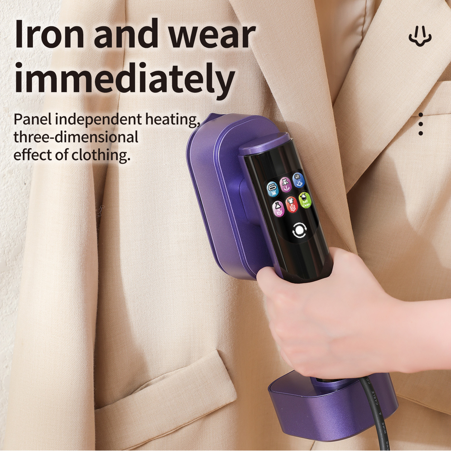 New Handheld Hanging Iron Portable Ironing Machine Vertical Ironing Machine Russian Explosion High-power Large Water Tank_voghion.com