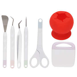 厂家批发不锈钢 办公剪刀  手工工具 手工雕刻  手作雕花工具套装