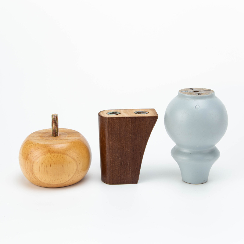 Wholesale sofa round wood legs support legs solid wood solid wood legs table legs solid wood color furniture legs coffee table legs wooden legs cabinet legs 5