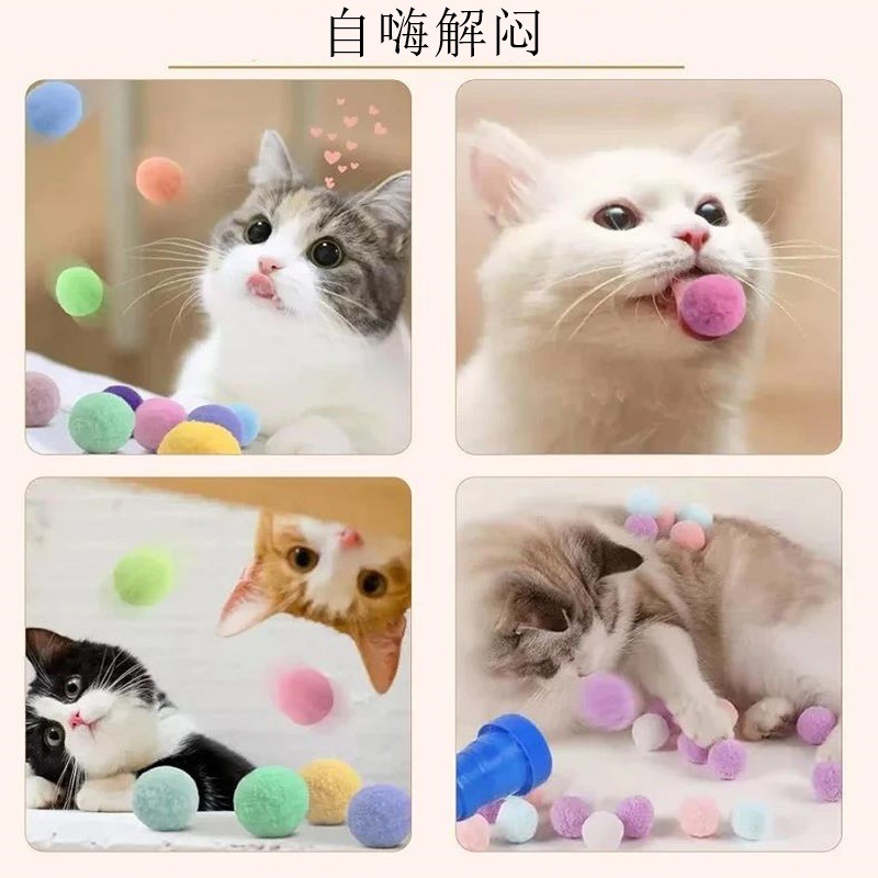 고양이 장난감 무소음 레인보우볼 실내 셀프놀이 아기고양이 이갈이 인터