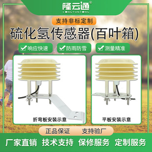 Environmental Detection Gas Rs485 Louver Box Garbage Station Hydrogen Sulfide Detection High-Precision Industrial Online H2S Detection