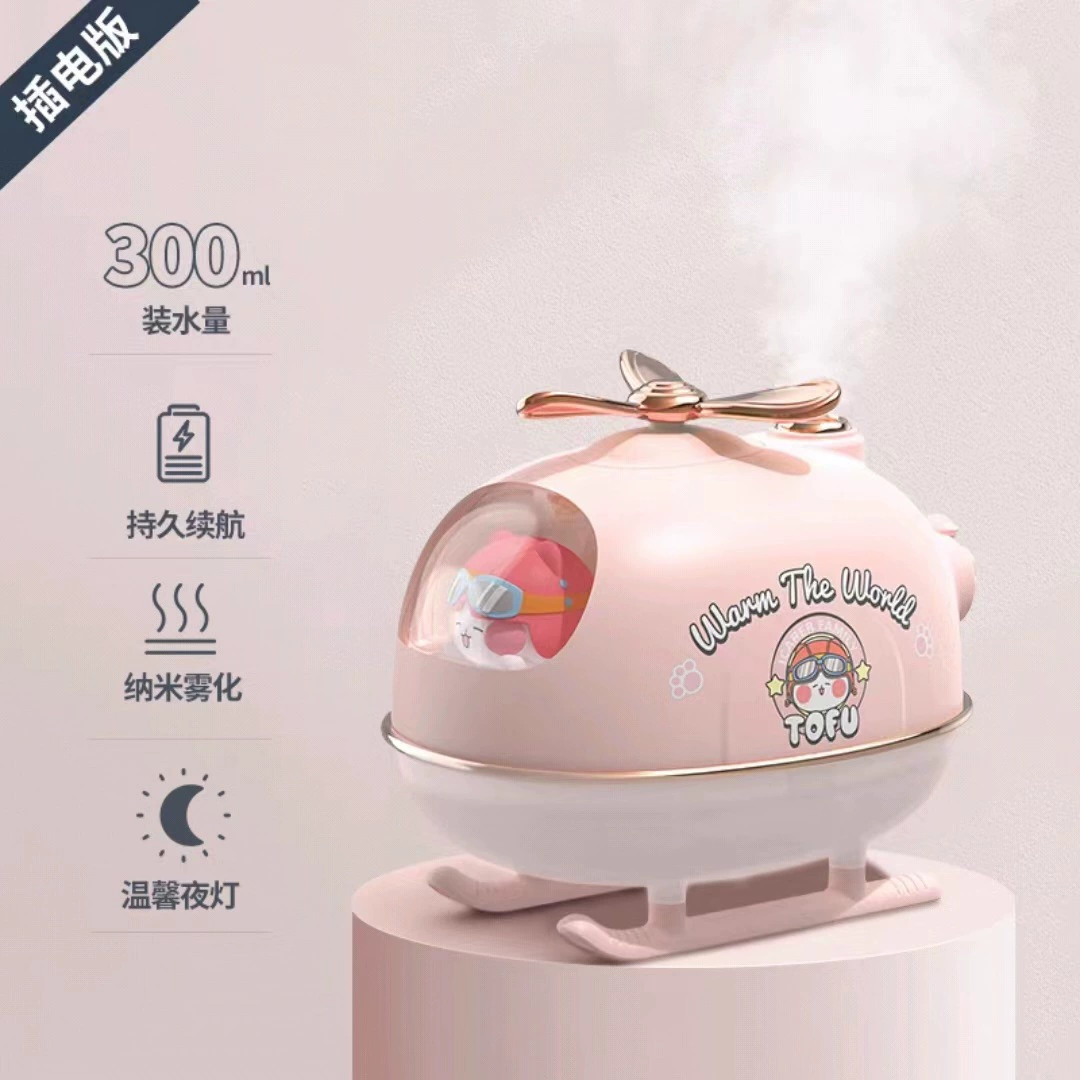 Mini Table Humidifier, USB/Charging Aromatherapy Diffuser, Nano-Fog & Night Light, Multiple Models