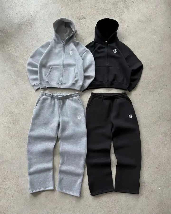 Повседневные брюки unisex, молния, хип‑хоп стиль, европейский крой с вышивкой