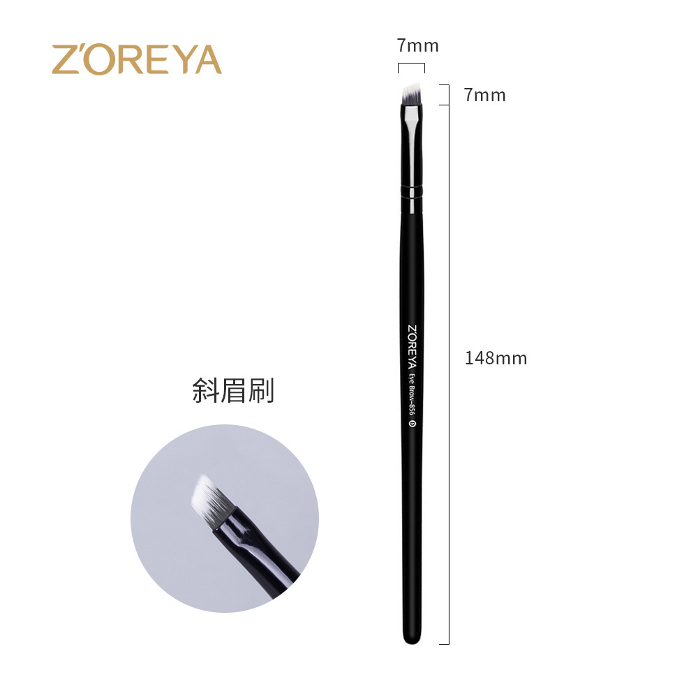 Juego de herramientas de belleza Zhuoerya al por mayor pincel de base de rubor de sombra de ojos negro 15 juegos de pinceles de maquillaje Cangzhou