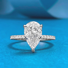 ϲ׿�錚S925�yˮ�ν�ָwish�羳�W����7*11mm�ױ��������ν�ָ�h