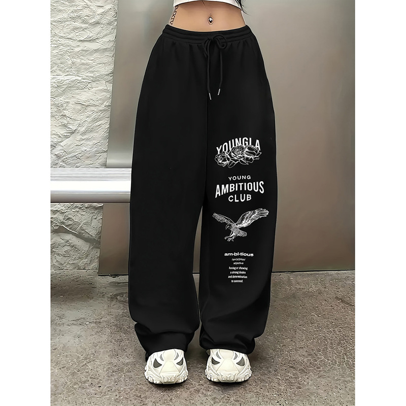 Cross-Border Foreign Trade Hot-Selling European and American Trendy Brand Casual Pants 2025 Summer New American Running Sports Fitness Pants Cross-Border Foreign Trade Hot-Selling European and American Trendy Brand Casual Pants 2025 Summer New American Running Sports Fitness Pants
