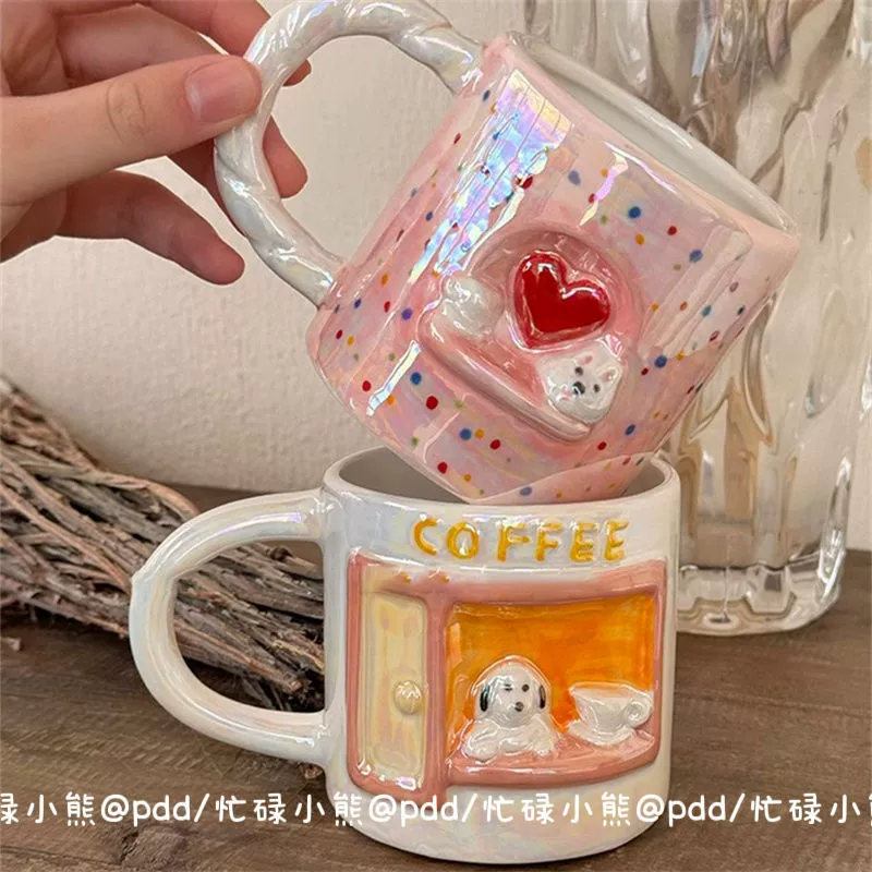 Sophisticated high quality ceramic tea cup for home use for beloved, Birthday gift