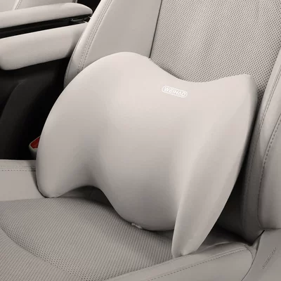 Weihao Car Lumbar Support Summer: Waist support - white-lumbar-support-cool-and-skin-friendly