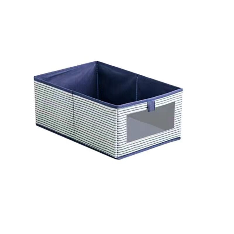 Caja organizadora estilo japonés sin tapa, de tela no tejida, para ropa y objetos, almacenamiento práctico para el hogar