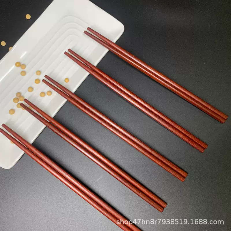 一件代发红檀木纹筷子 鸡翅木纹筷子包邮