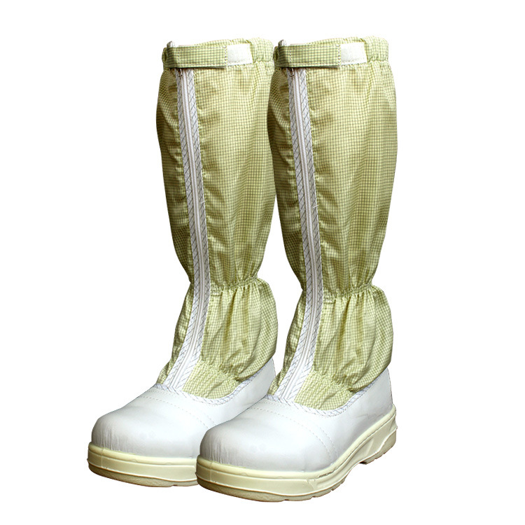 防静电长筒安全鞋防砸防滑耐磨洁净室ESD抗静电安全鞋工作鞋