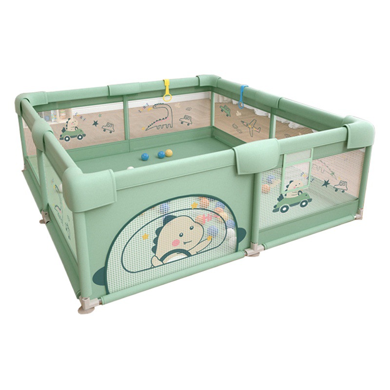 Corralito para bebés Qiaole Bear, valla de protección para gatear, tapete de juego para habitación infantil.