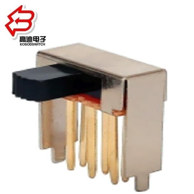 侧拨滑动开关 迷你型2段拨动开关 批发2档拨码开关行程3.2