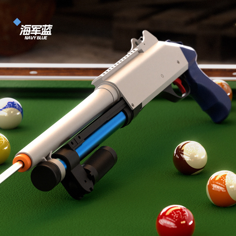 Pistola de billar infantil 98K pistola de billar automática pistola de billar para niños al aire libre pistola de eyección S686 boquilla palos de billar manuales