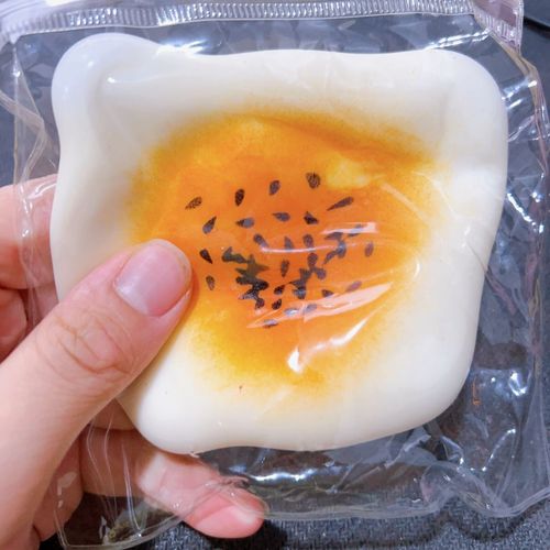 Xiaohongshu Style Realistic Fluid Egg Tart Noodles for Stress Relief, Slow Recovery, Popular Snack, Stress-Relief, Fun for Children