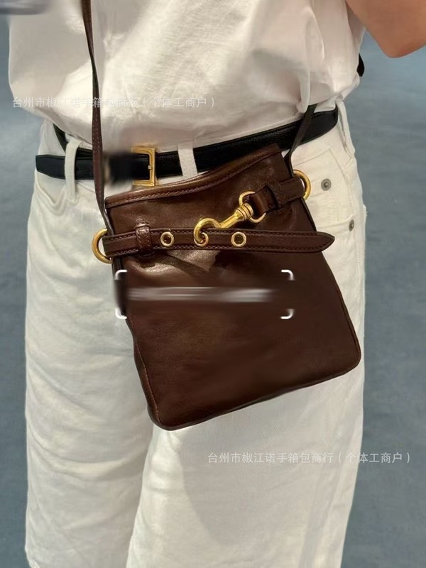 min家羊皮mini水桶皮质柔软迷你女士斜挎包带礼盒福袋小众|undefined
