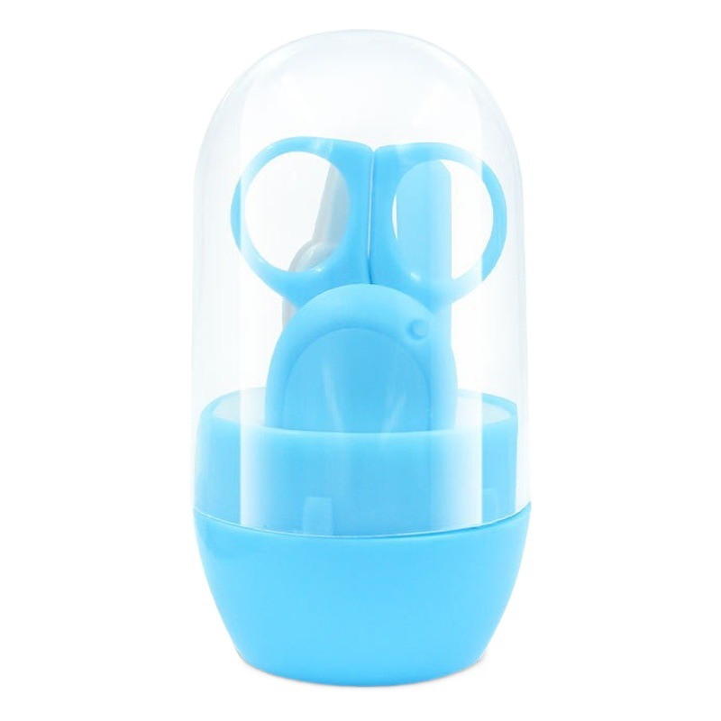 Set de cortauñas para bebé recién nacido | Kit de 4 piezas antideslizante y seguro para niños pequeños