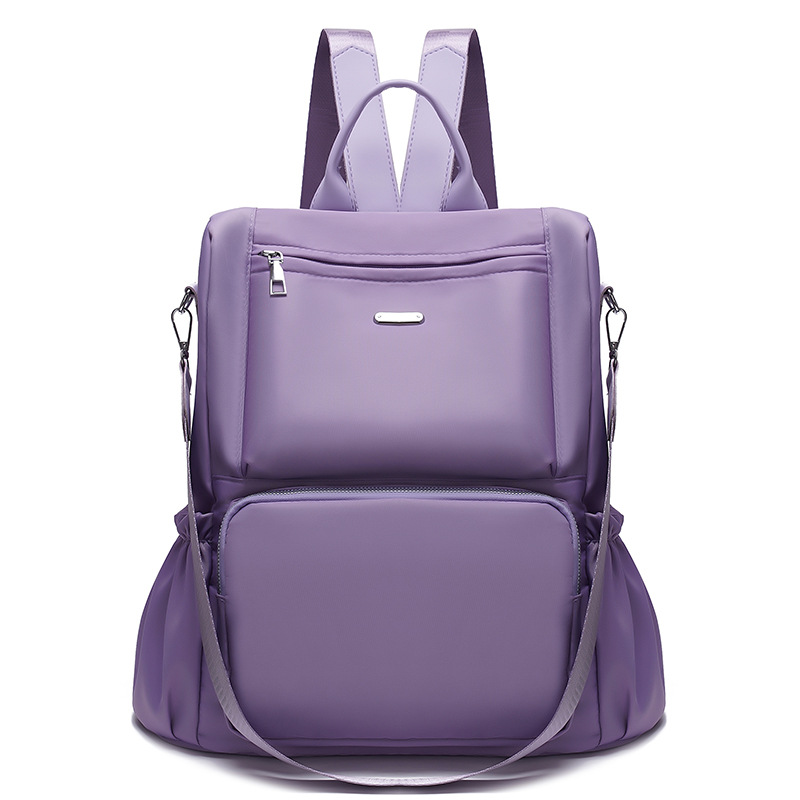 Venta al por mayor transfronteriza 2023 nueva mochila casual antirrobo para mujer mochila de viaje Oxford de doble propósito de gran capacidad