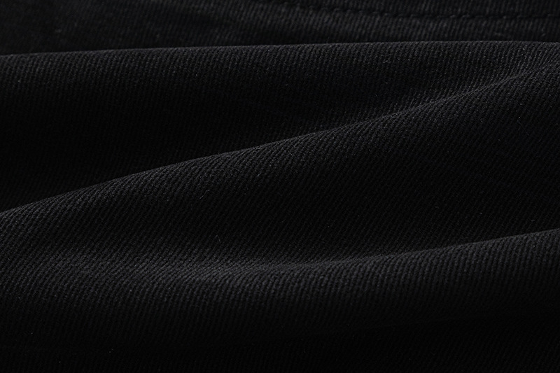 Modern Men's Jeans Colour Blocked Irregular Split Trousers_voghion.com