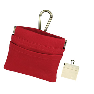 Canvas Cat and Dog Snack Bag, Outdoor Dog Walking Pet Dog Food Storage Bag, Waist-Hanging Pet Waterproof Snack Bag