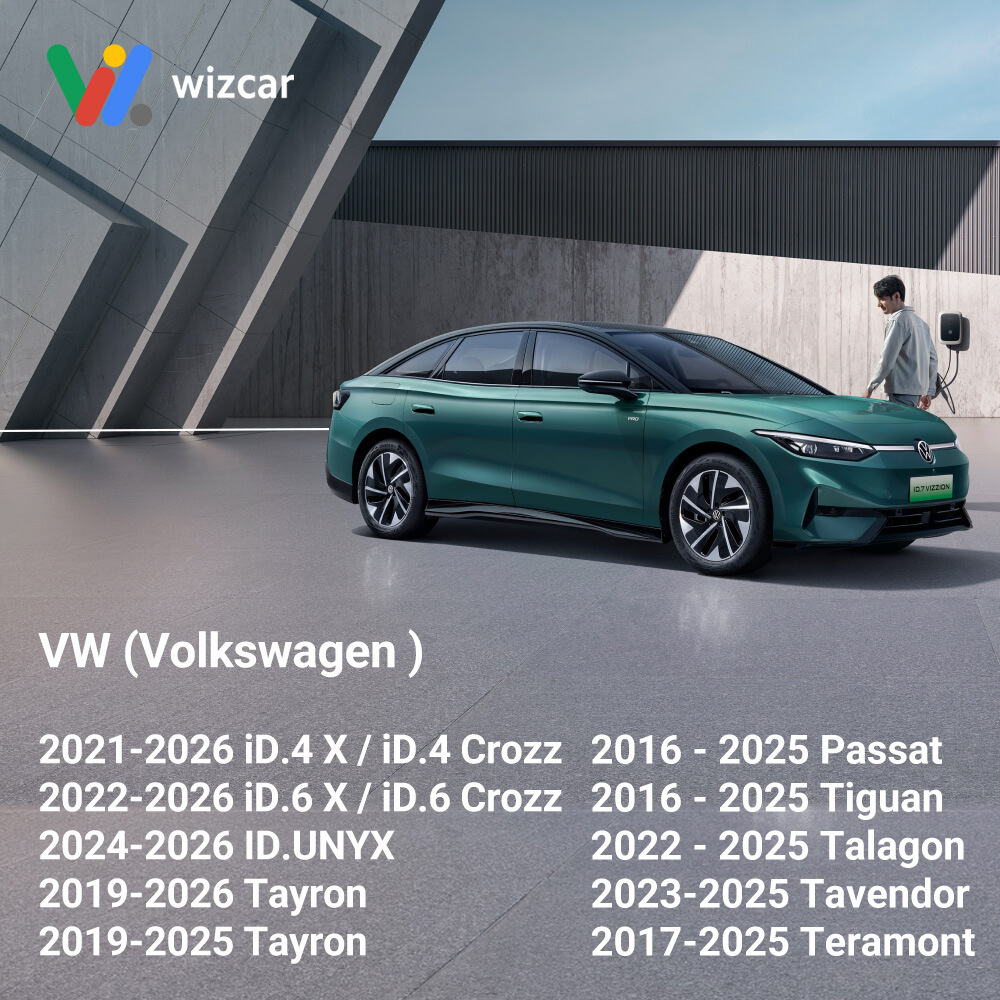 Volkswagen Id6 Id4 Wizcar M1 Google Waze Maps Spotify Music