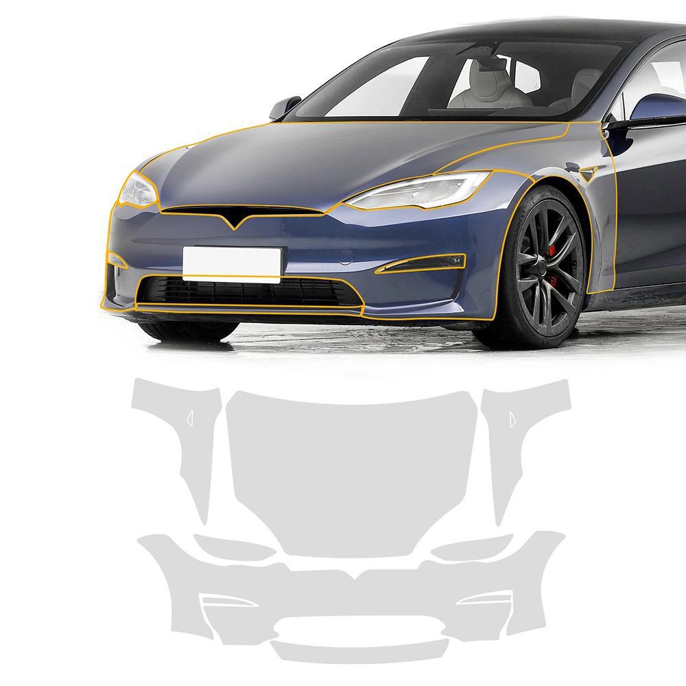 Cross-border special for Tesla 3/Y/X/S film invisible car clothing TPU transparent paint protective film special car